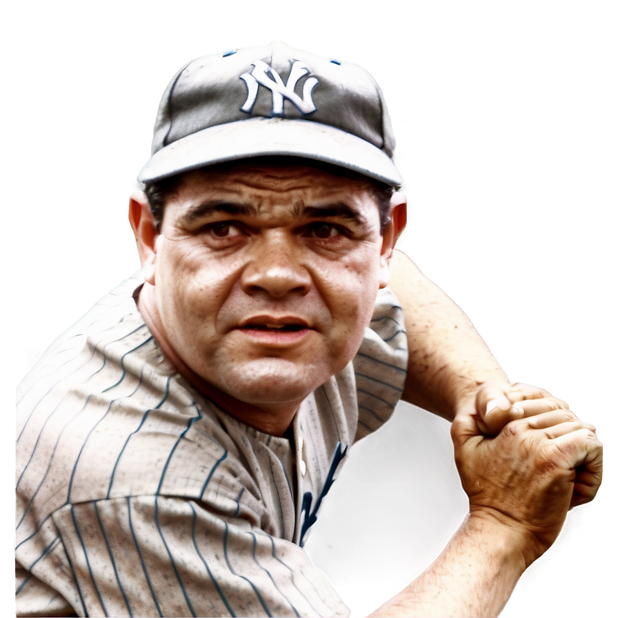 Babe Ruth In Action Png 21 PNG