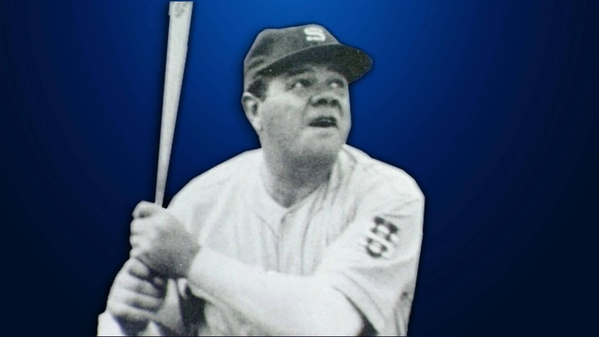 Babe Ruth In Blue