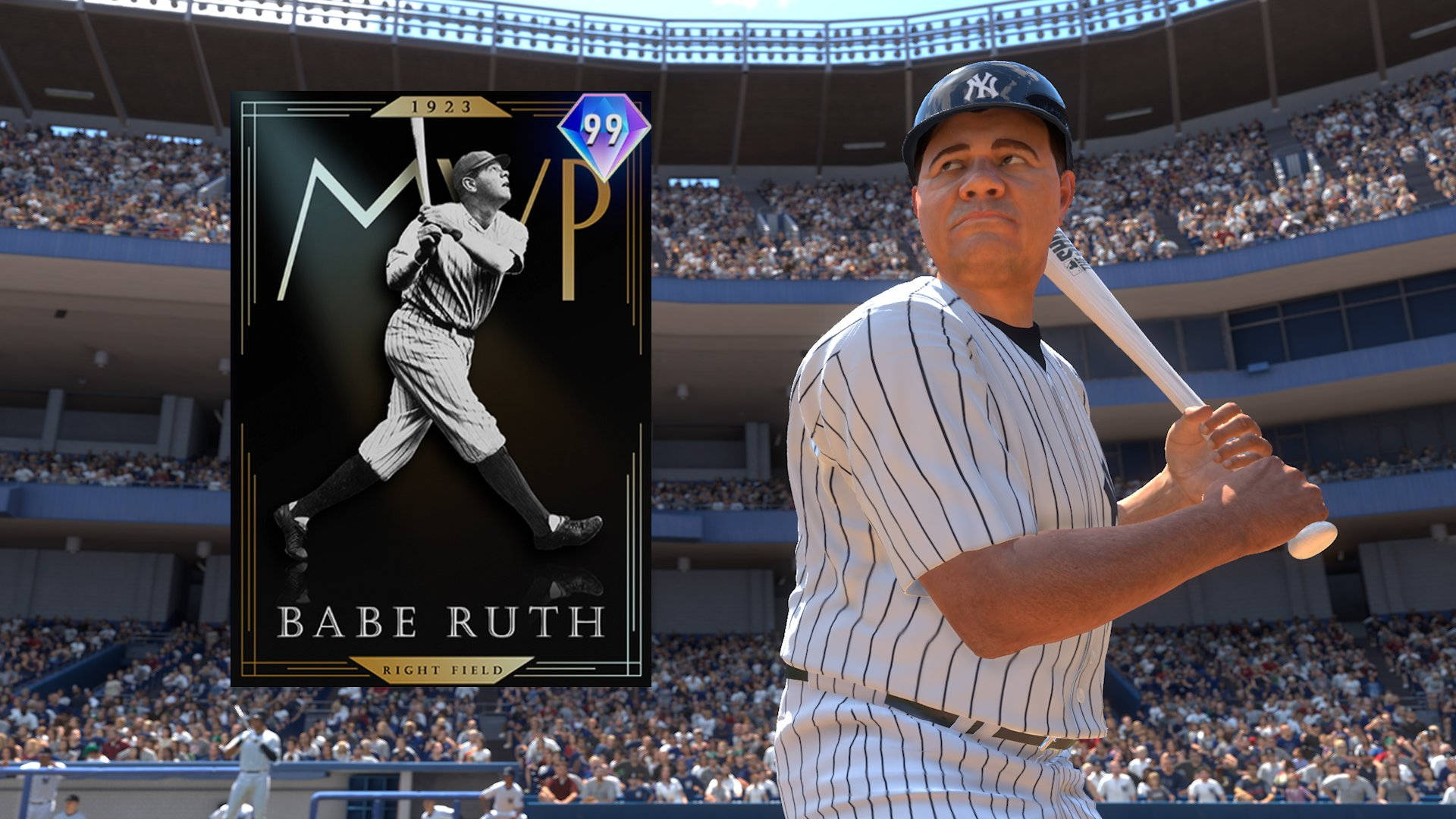 Babe Ruth Mvp Game Card