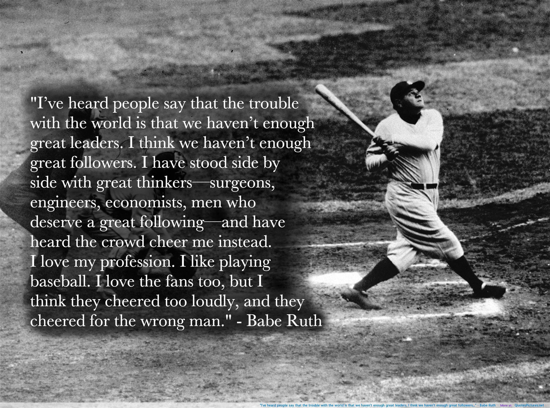 Caption: Inspiration from a Baseball Legend Wallpaper