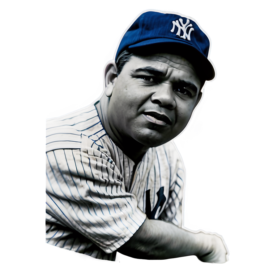 Babe Ruth Sports Memorabilia Png 06242024 PNG