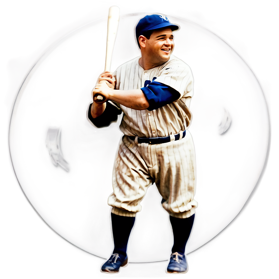 Babe Ruth Vintage Memorabilia Png Nhc26 PNG