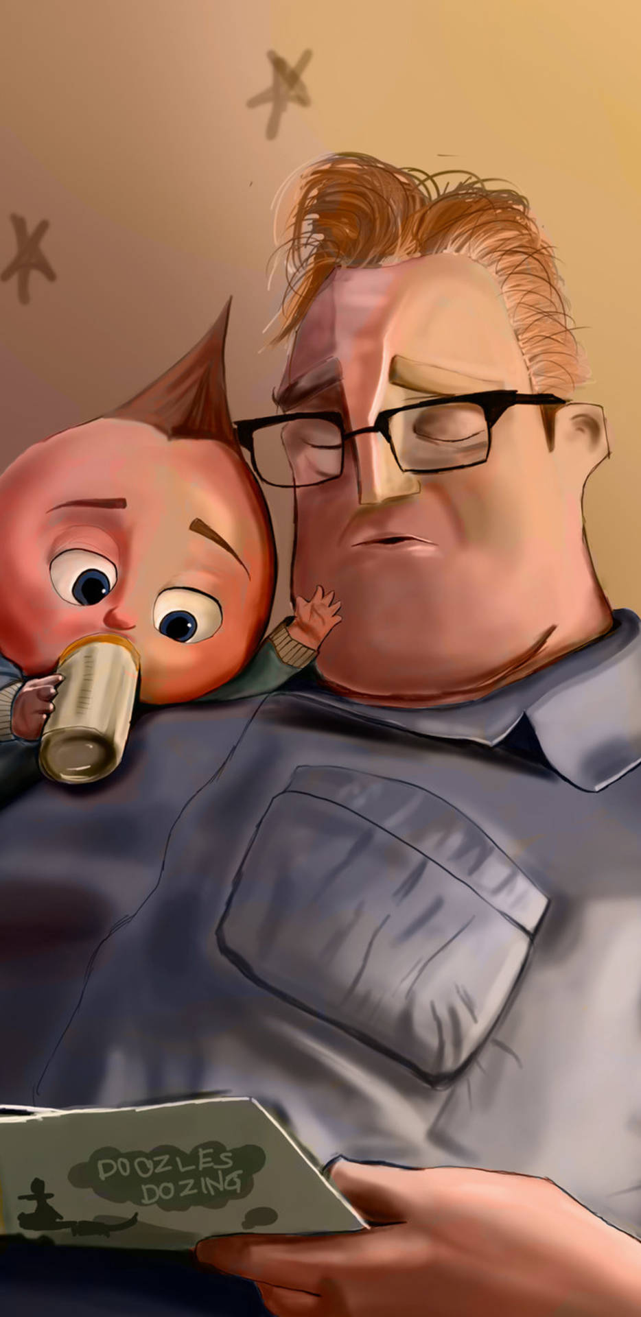 Baby And Daddy Incredibles 2 Background