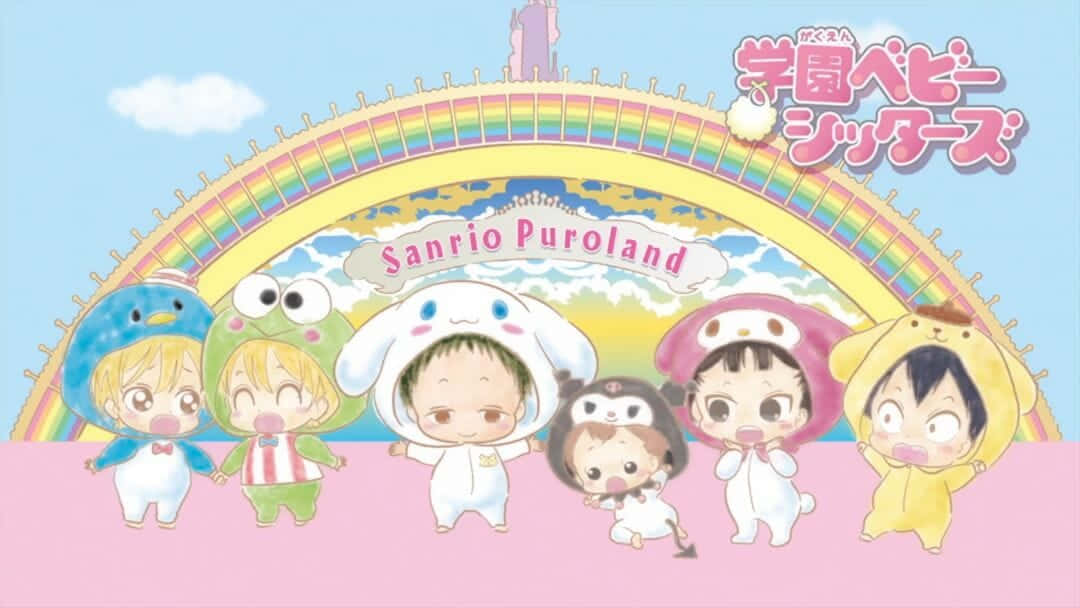 Adorable Baby Anime Character Wallpaper