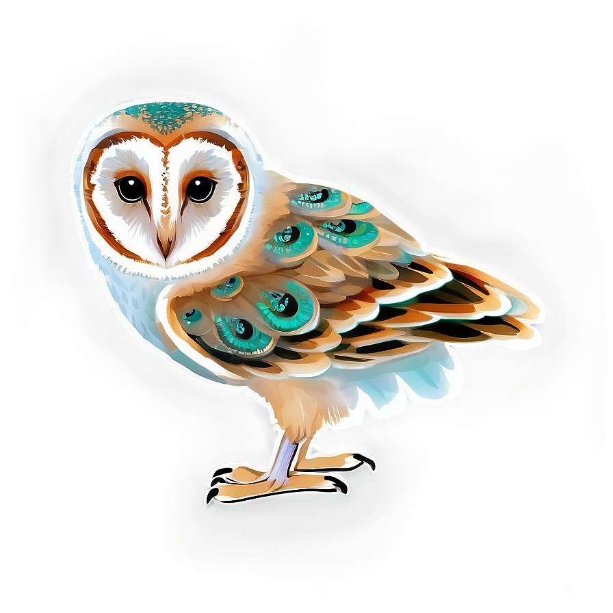 Baby Barn Owl Png 06252024 PNG