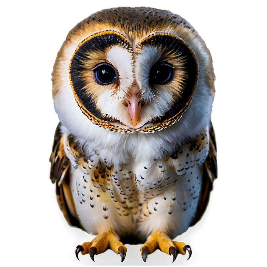 Baby Barn Owl Png 06252024 PNG