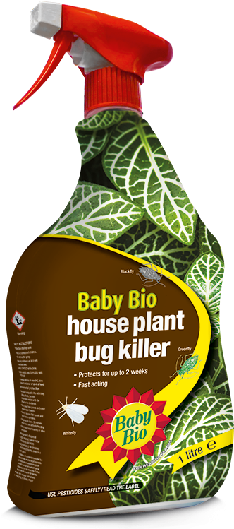 Baby Bio Houseplant Bug Killer Spray Bottle PNG