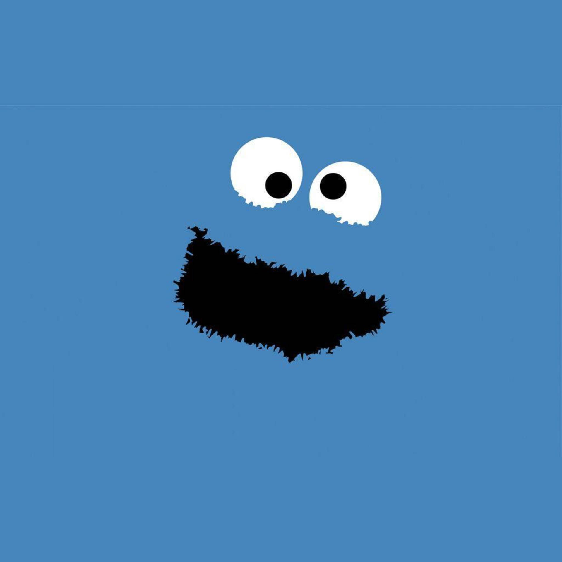 Baby Blue 2d Cookie Monster