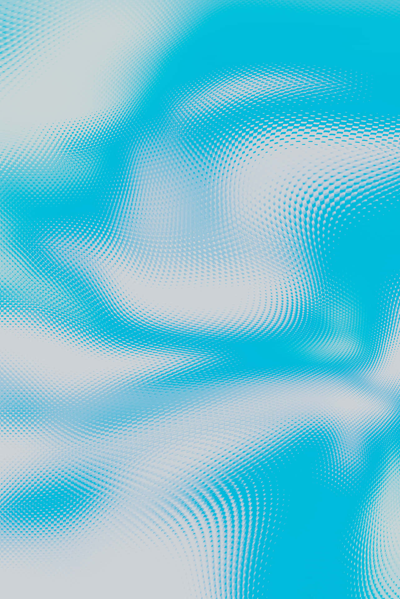 Babyblau Hellblau Ästhetisches Abstraktes Wellenmuster Wallpaper