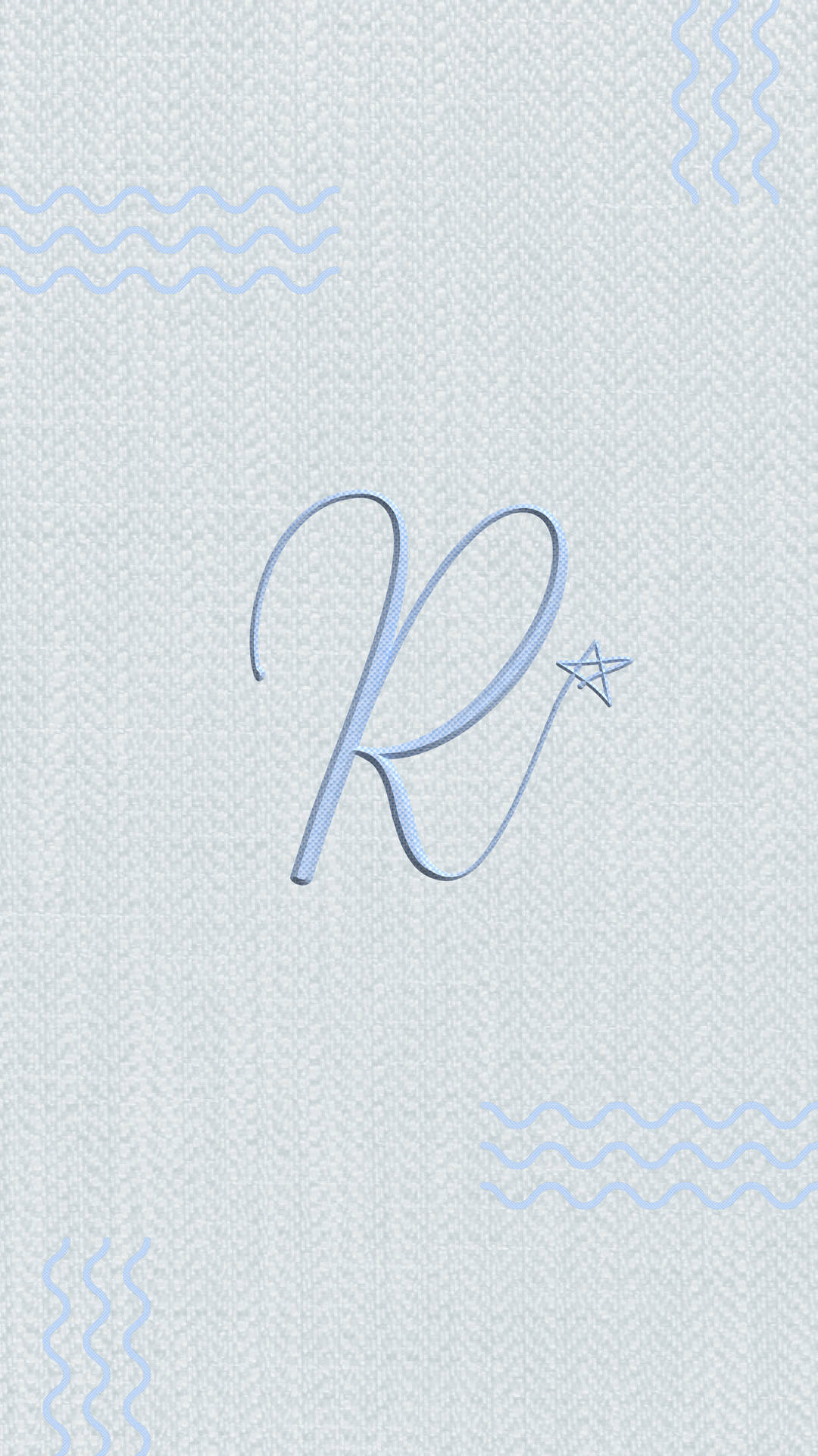 Baby Blue R Alphabet Picture