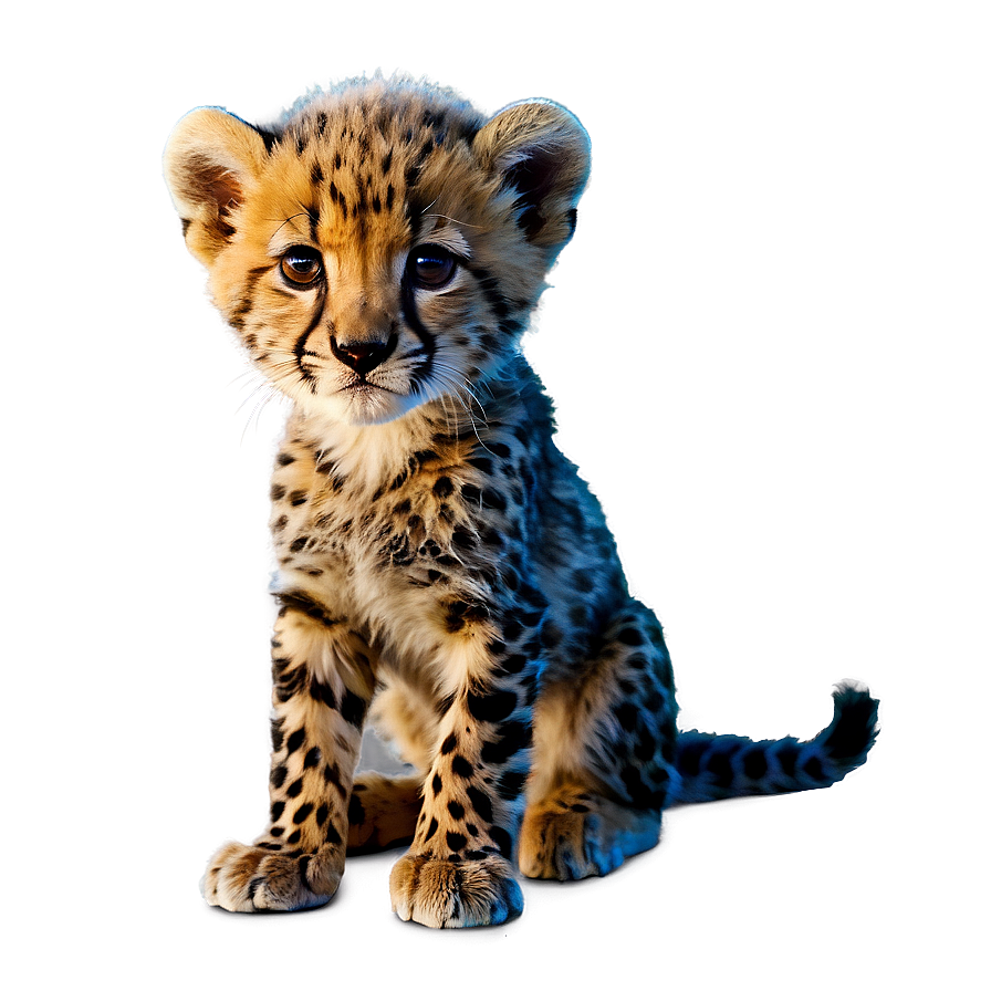 Download Baby Cheetah Cub Png Bot26 | Wallpapers.com