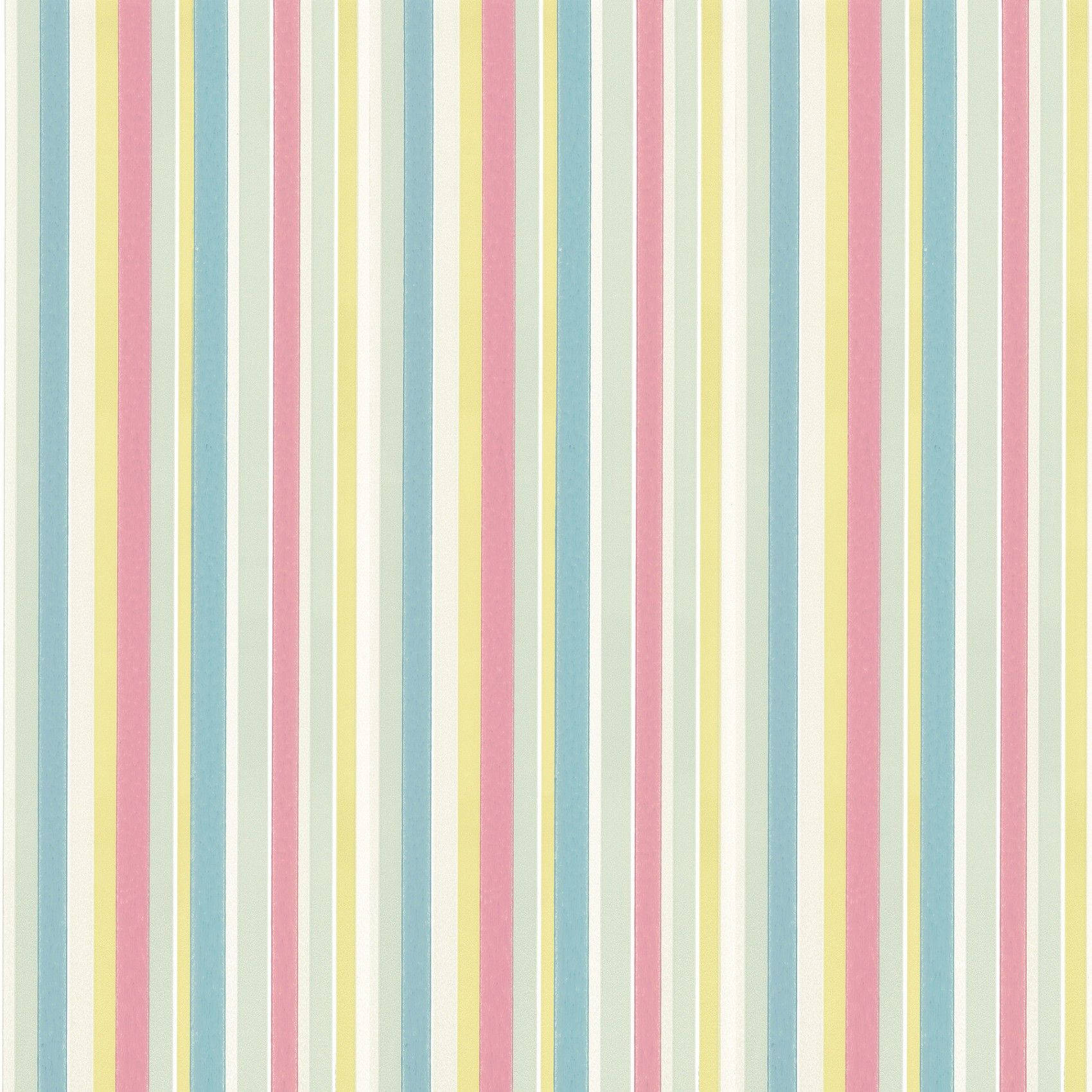 Baby Colors Pastel Striped Pattern