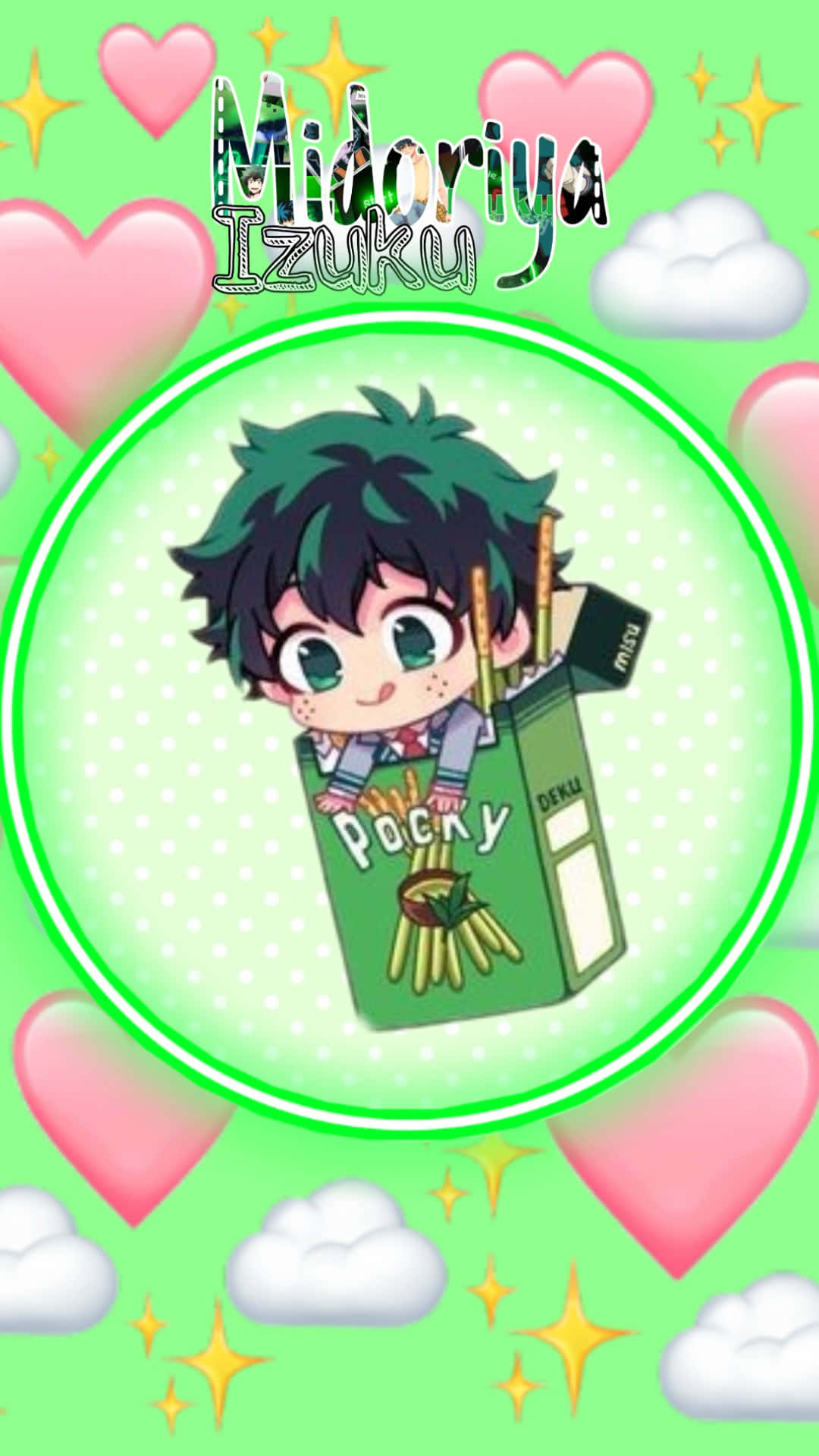 Introducing Baby Deku, an adorable and courageous hero bursting with youthful enthusiasm Wallpaper