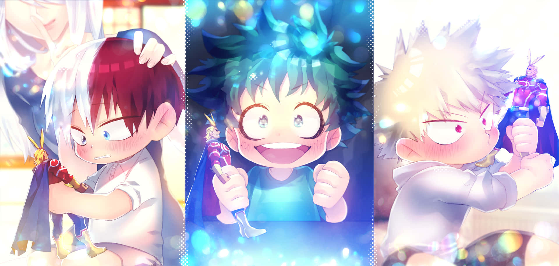 " Baby Deku, ready to leap into action!" Wallpaper