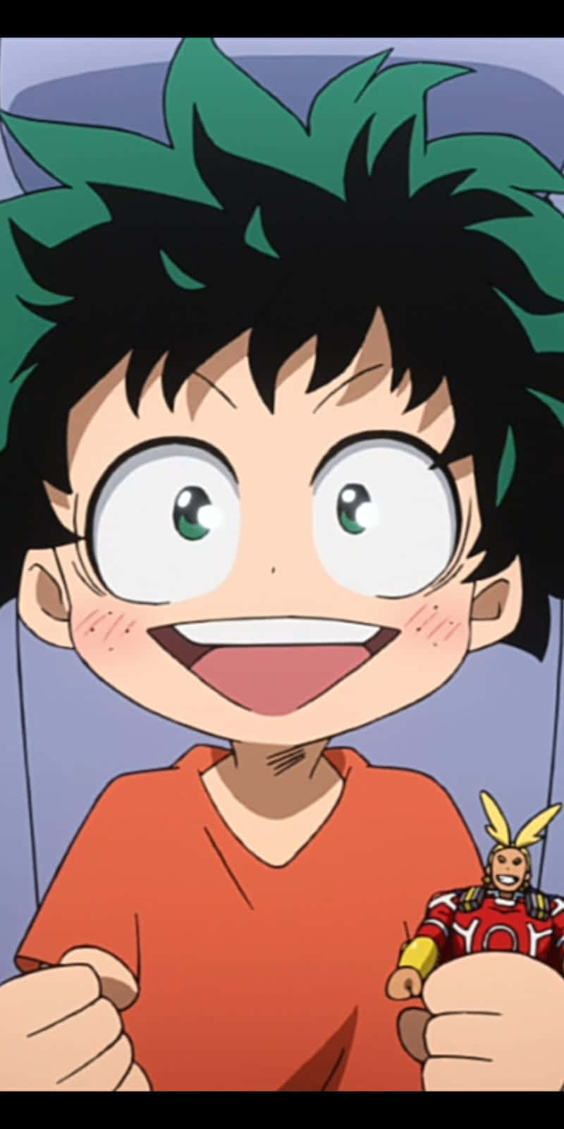 Deku As A Baby With His Adorable Quirk Wallpaper