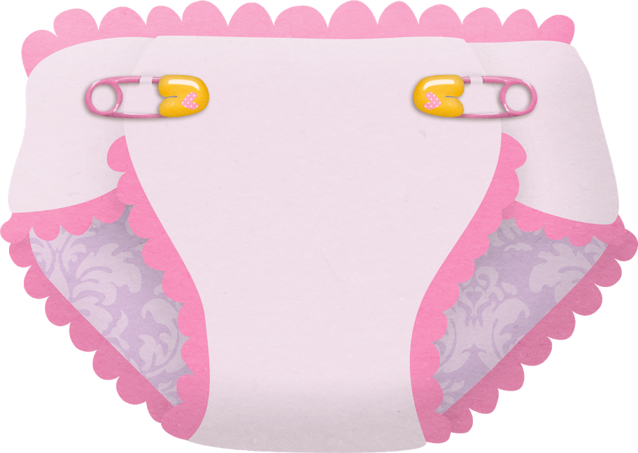 Baby Diaper Safety Pins Graphic PNG