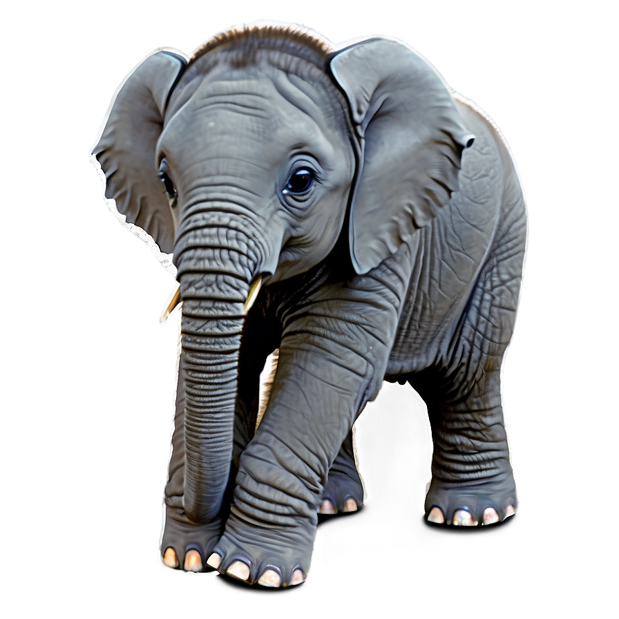 Baby Elephant A PNG