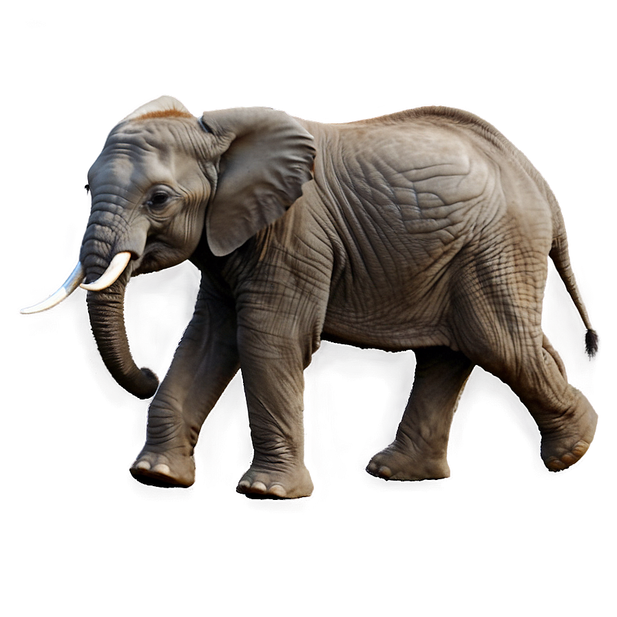 Baby Elephant At Play Png 10 PNG