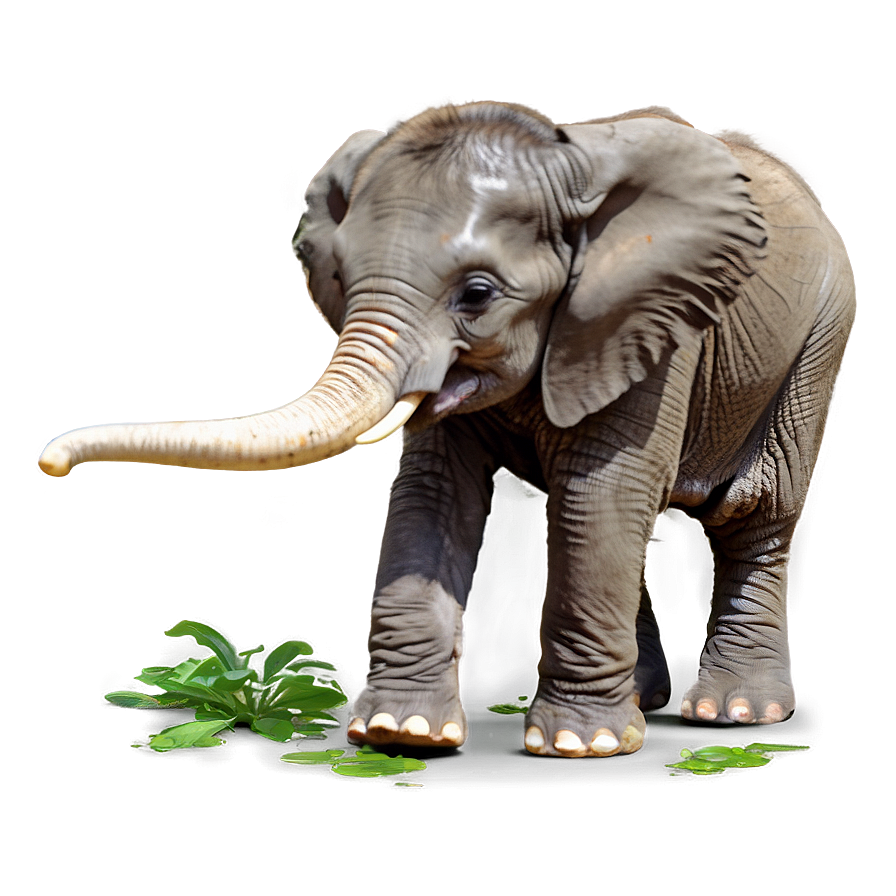 Baby Elephant At Play Png Jvd53 PNG