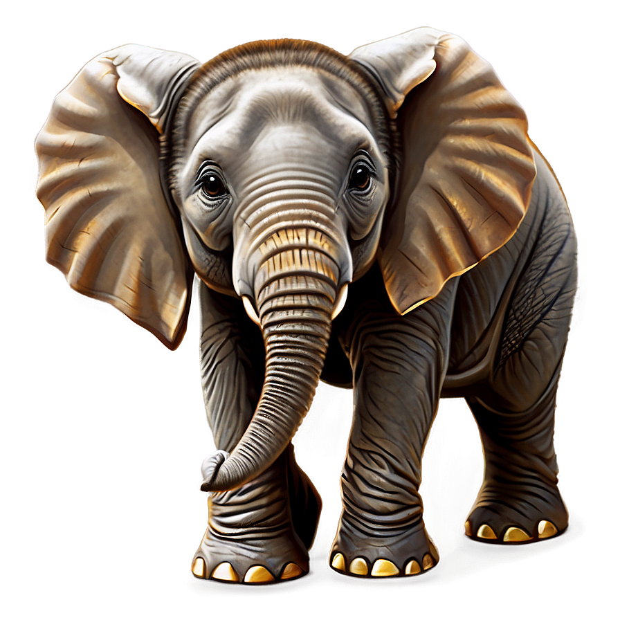 Baby Elephant Clipart Png Wqe92 PNG