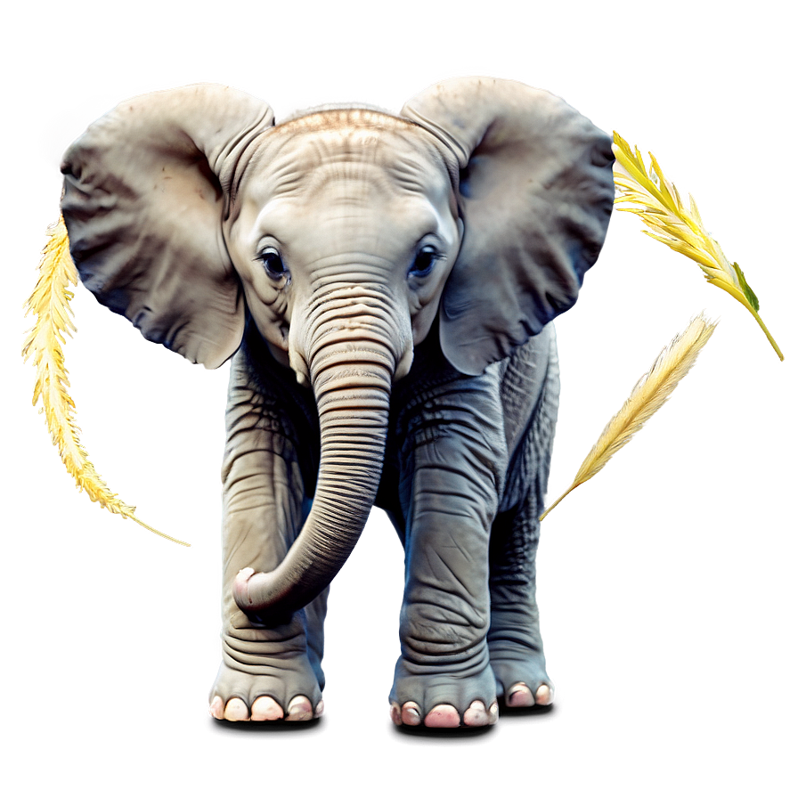 Baby Elephant In Nature Png Tpo56 PNG