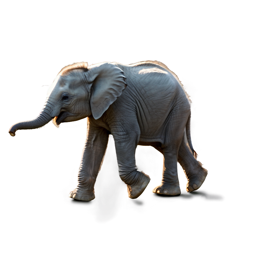Baby Elephant Learning To Walk Png Qvy76 PNG
