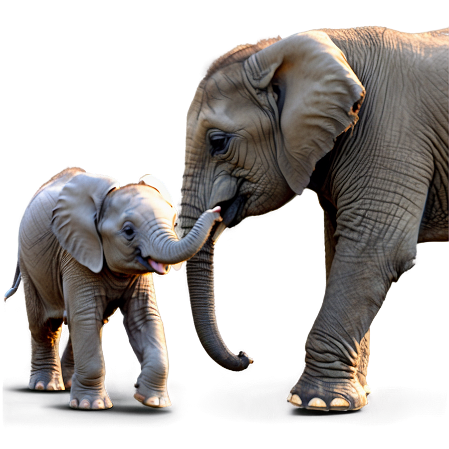 Baby Elephant Learning To Walk Png Ubo PNG