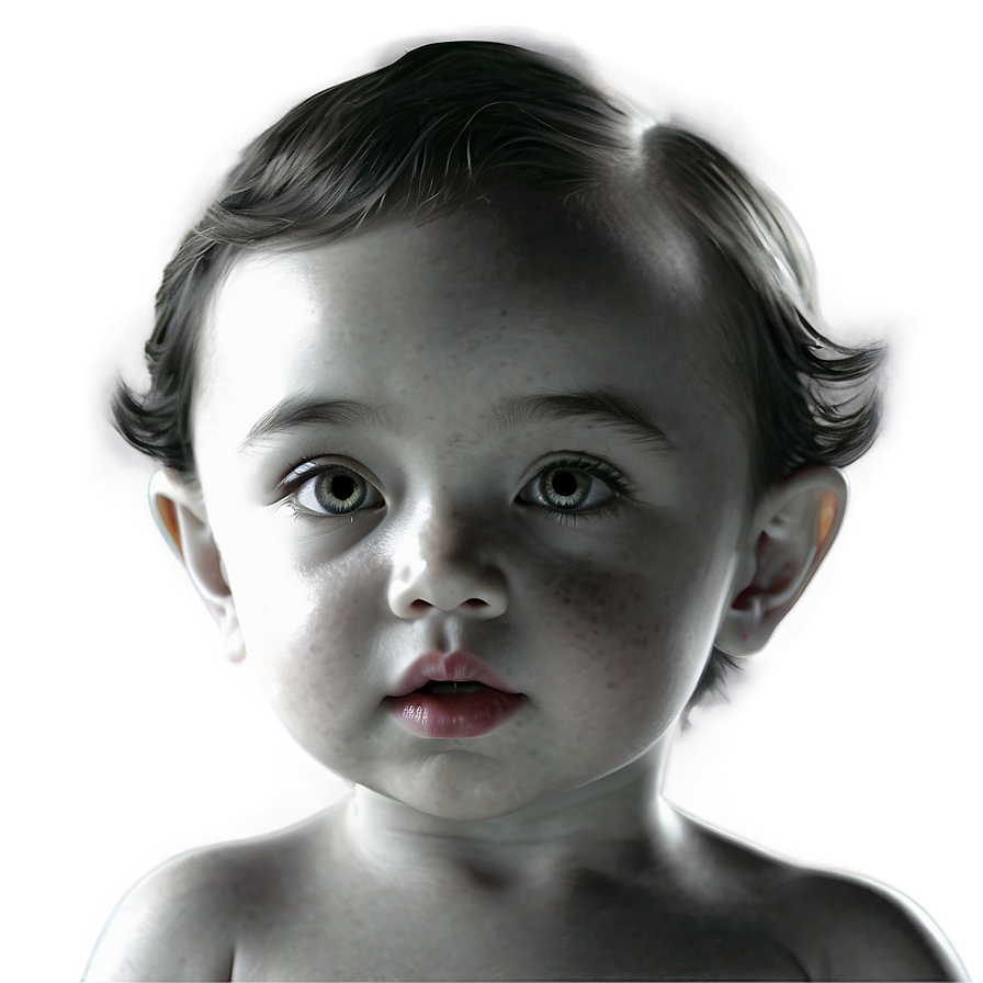 Baby Face Outline Png Dsp PNG