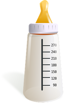 Baby Feeding Bottle PNG