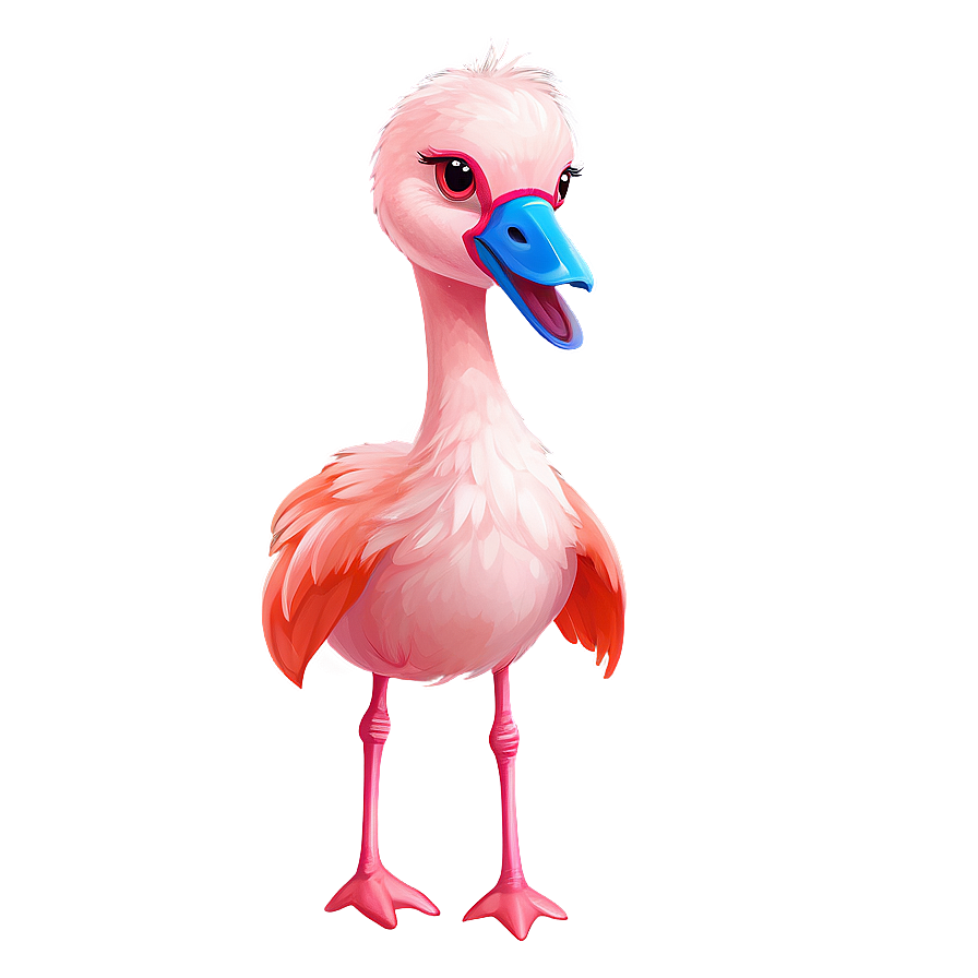 Baby Flamingo Cute Png Sil85 PNG