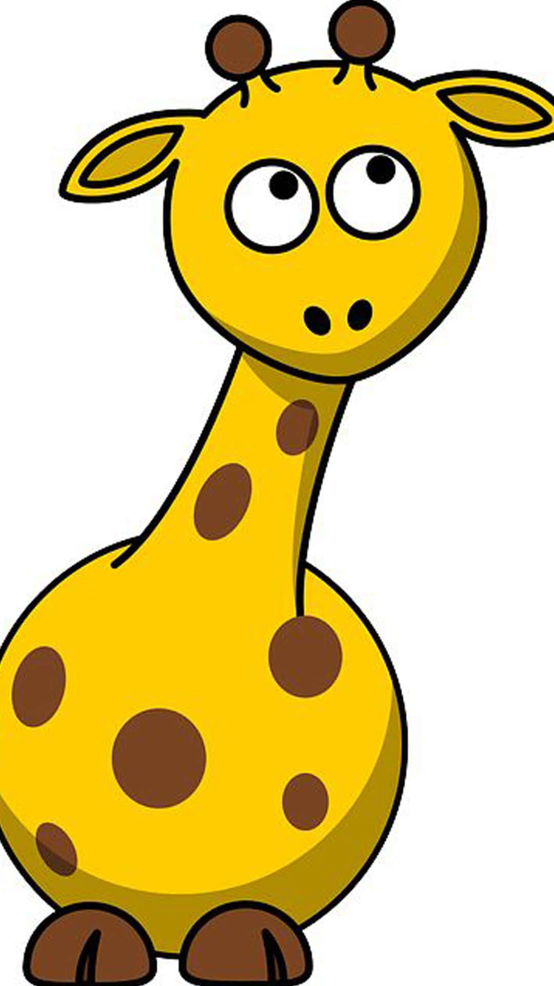 Etøjeblik Af Refleksion -- Baby Giraf