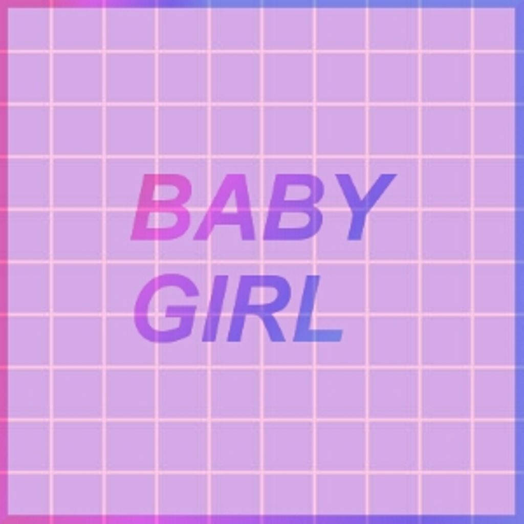 Baby Girl Aesthetic Purple Checkers Wallpaper