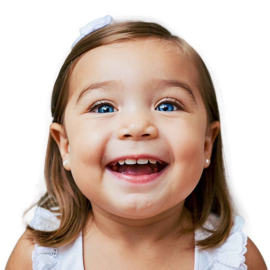 Download Baby Girl First Tooth Smile Png Xov33 | Wallpapers.com