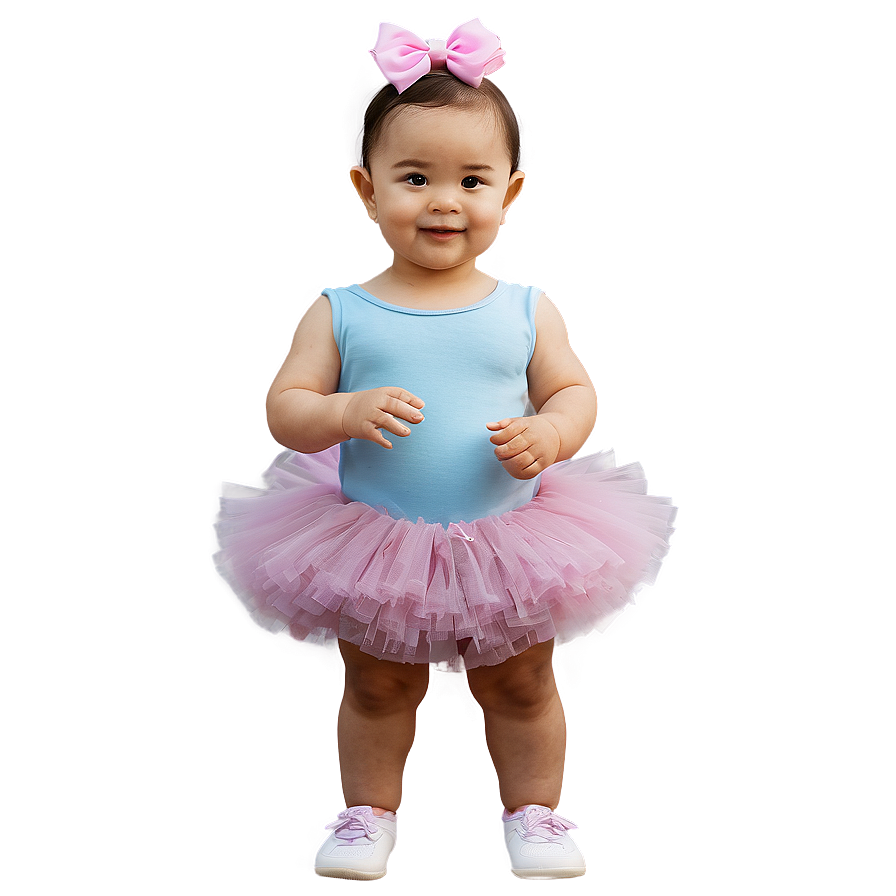 Baby Girl In A Tutu Png 06122024 PNG