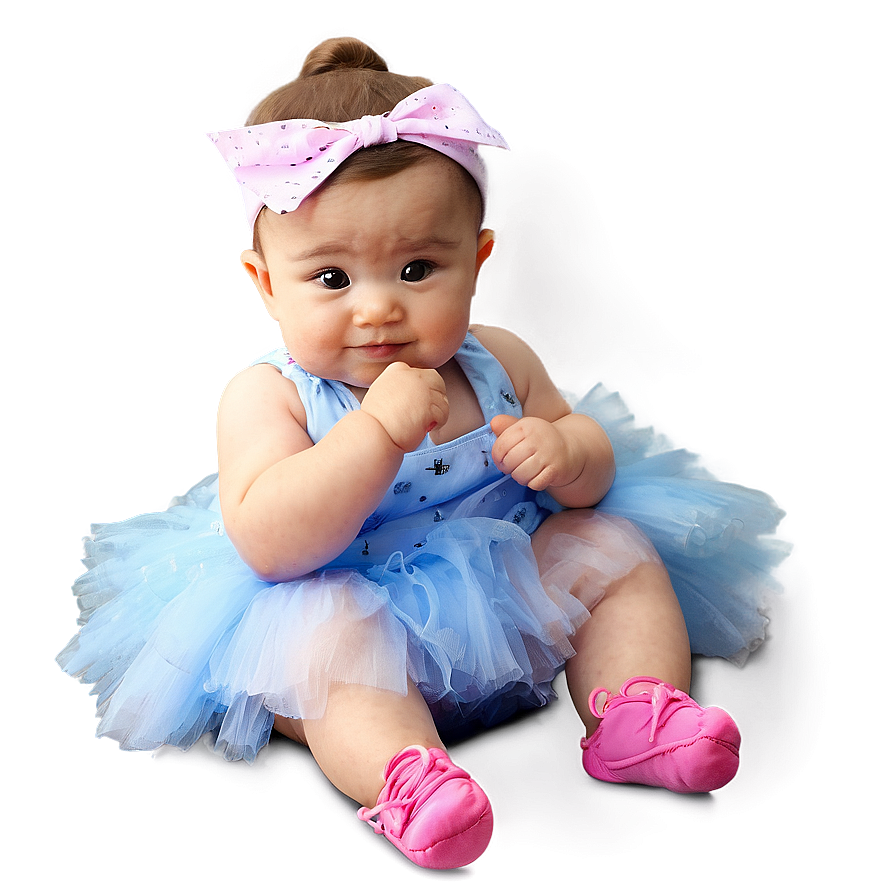 Baby Girl In A Tutu Png Ypt85 PNG