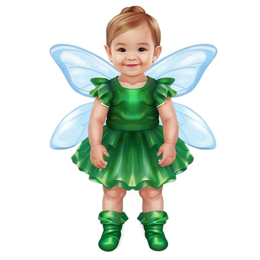 Baby Girl In Fairy Costume Png 06122024 PNG