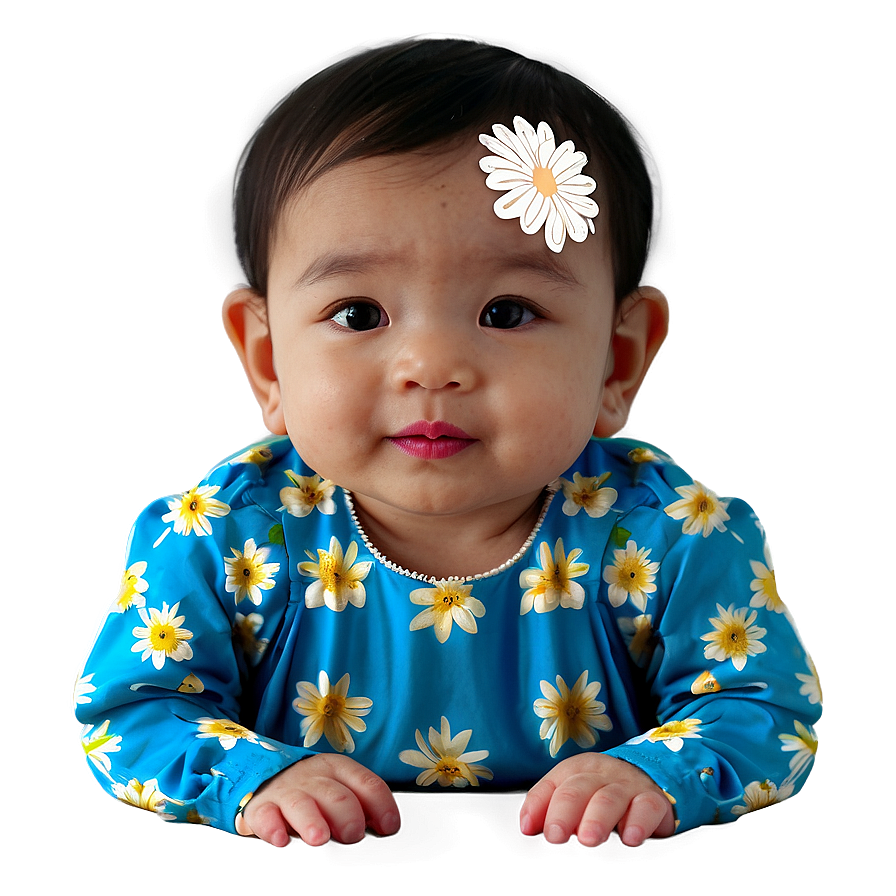 Baby Girl In Flower Dress Png 89 PNG