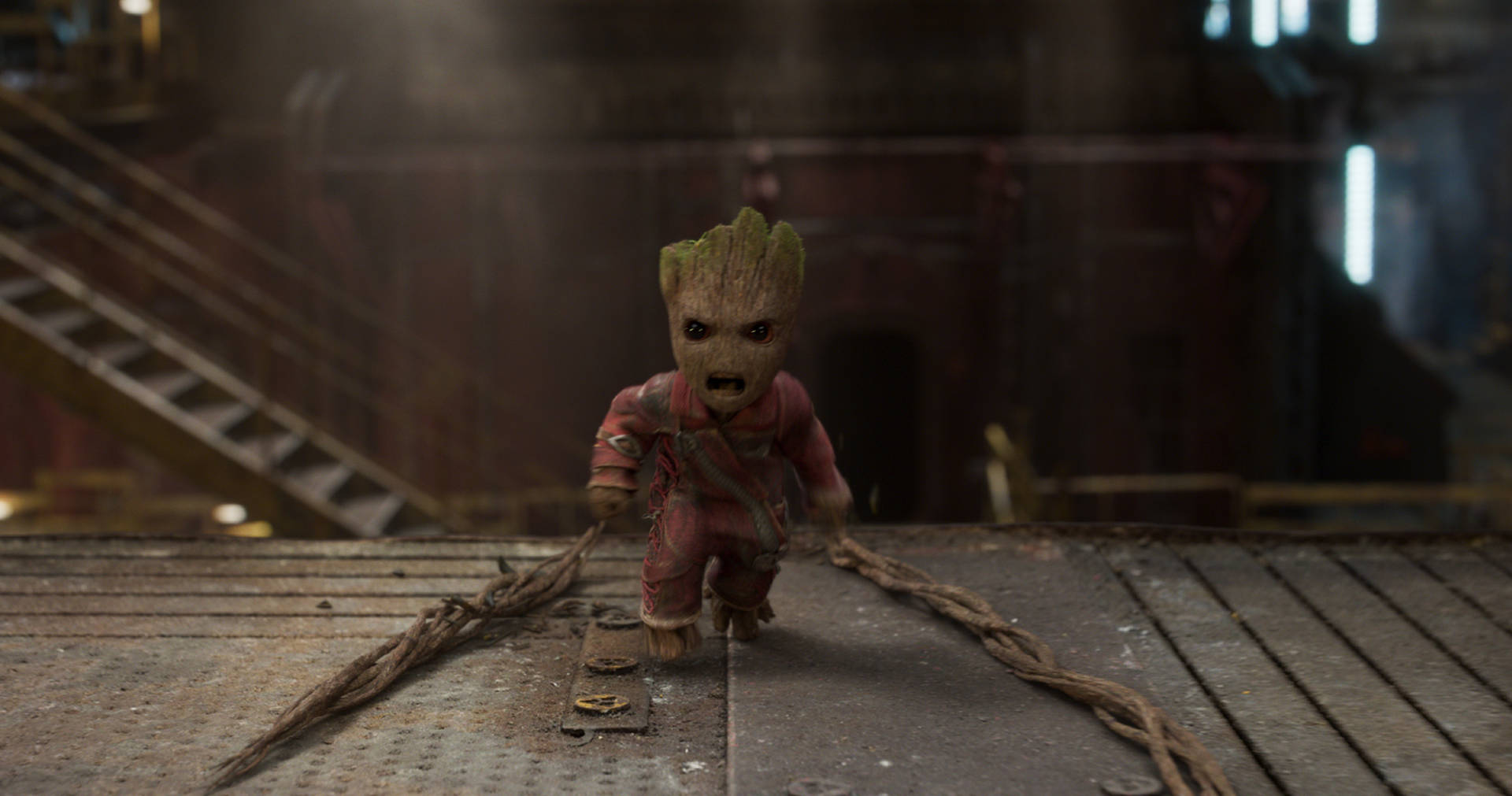 Baby Groot Angry Wallpaper