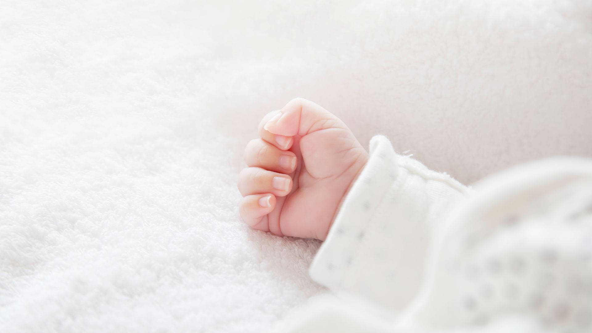 Baby Hand Closed Into A Fist Wallpaper
