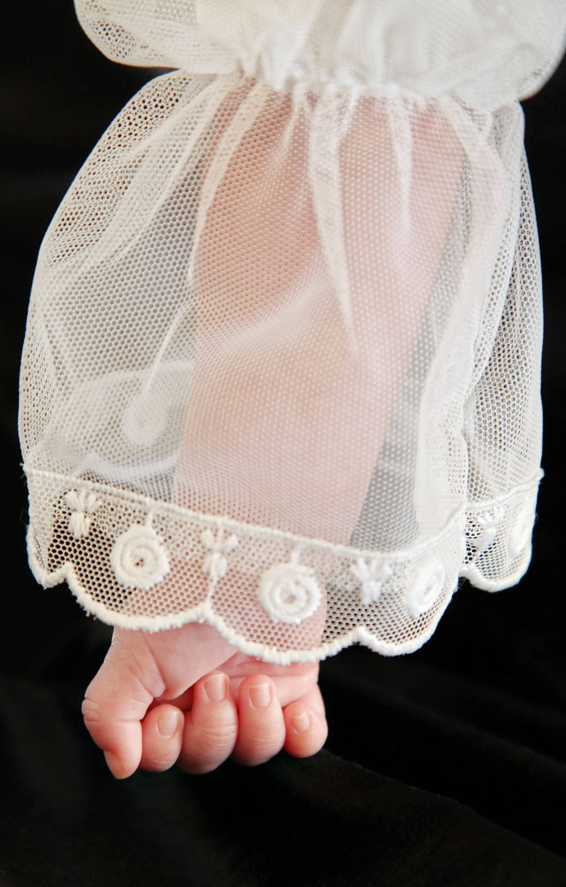 Baby Hand In See-through Sleeves Wallpaper