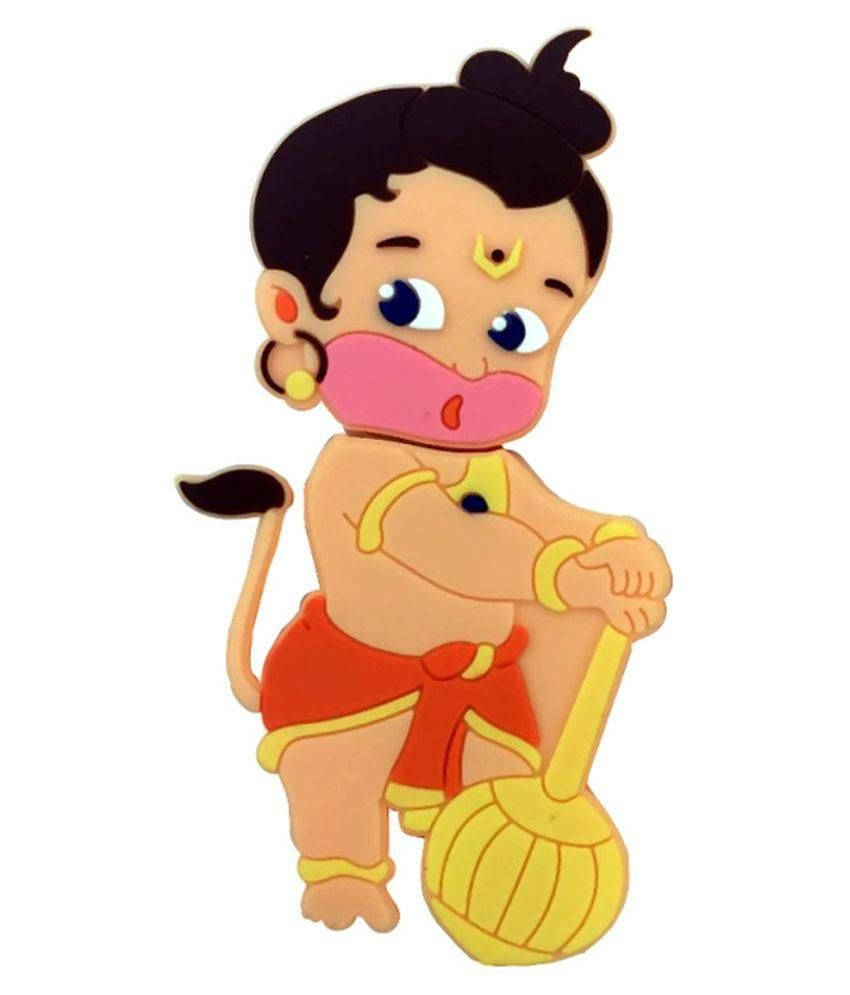Baby Hanuman Hvid Baggrund Wallpaper