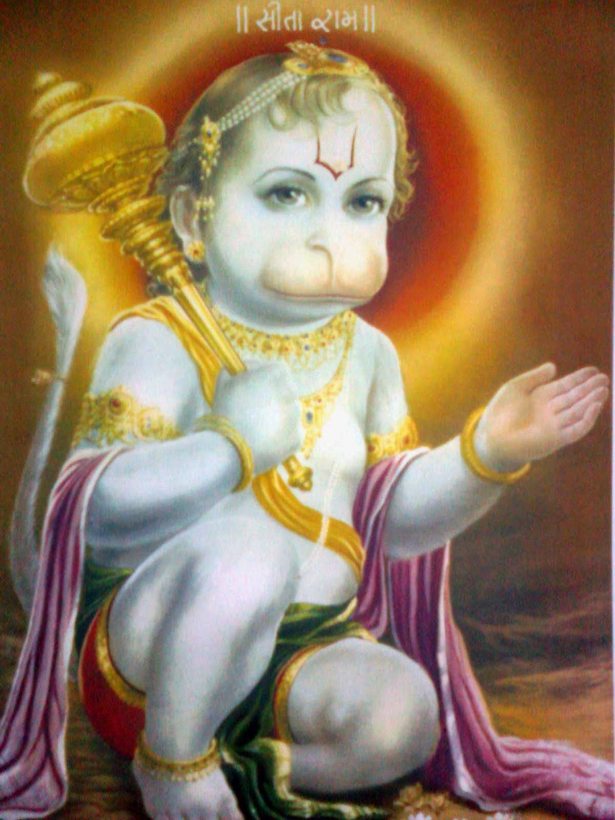 Baby Hanuman Monkey Face