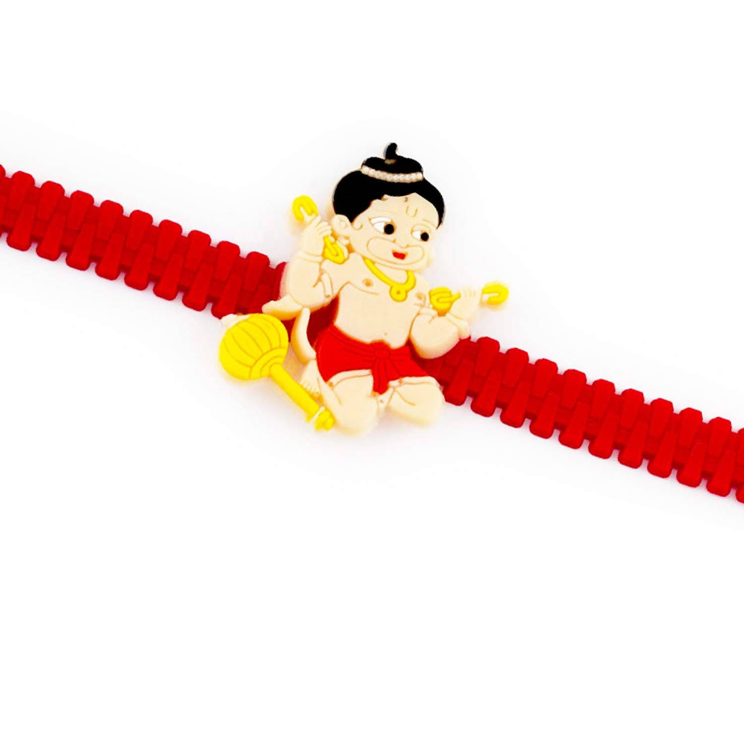 Baby Hanuman Red Zipper