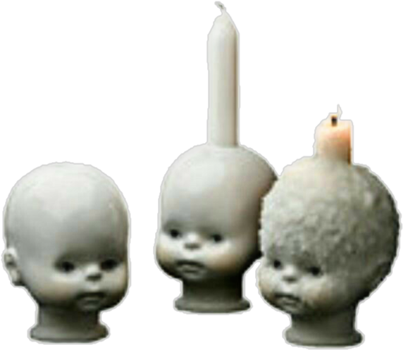 Baby Head Candles Evolution PNG