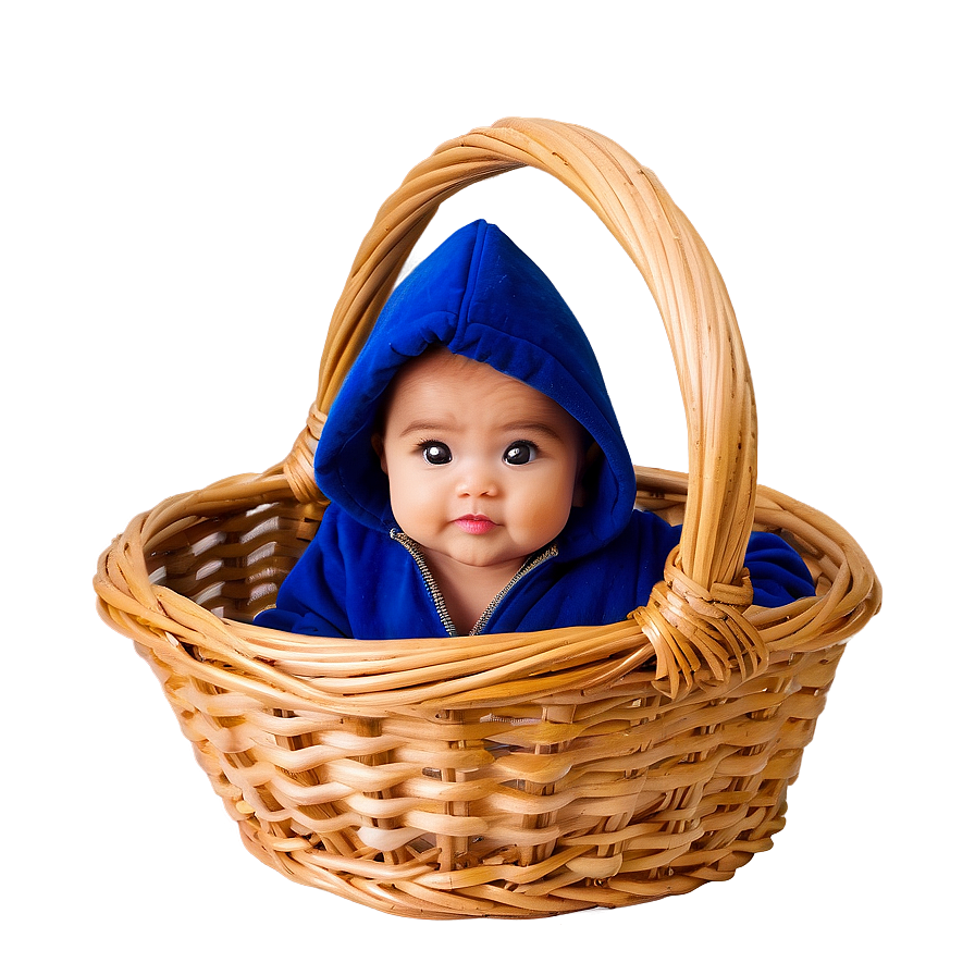Baby In Basket Png 54 PNG