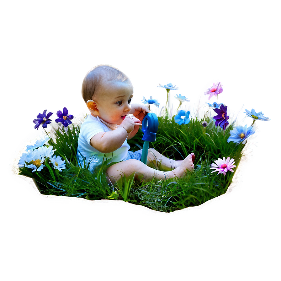 Baby In Nature Png Mgb63 PNG