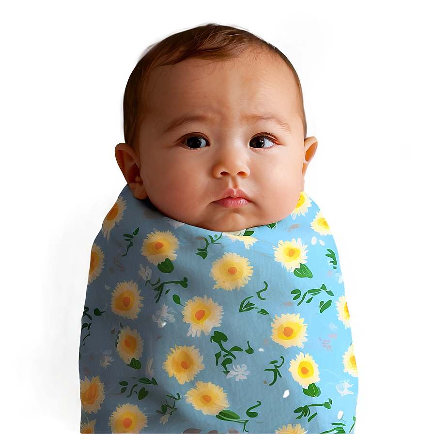 Download Baby In Swaddle Png 84 | Wallpapers.com