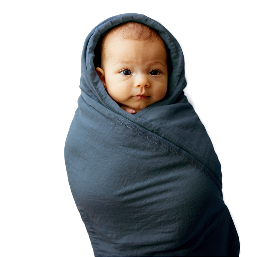 Baby In Swaddle Png Wlw72 PNG