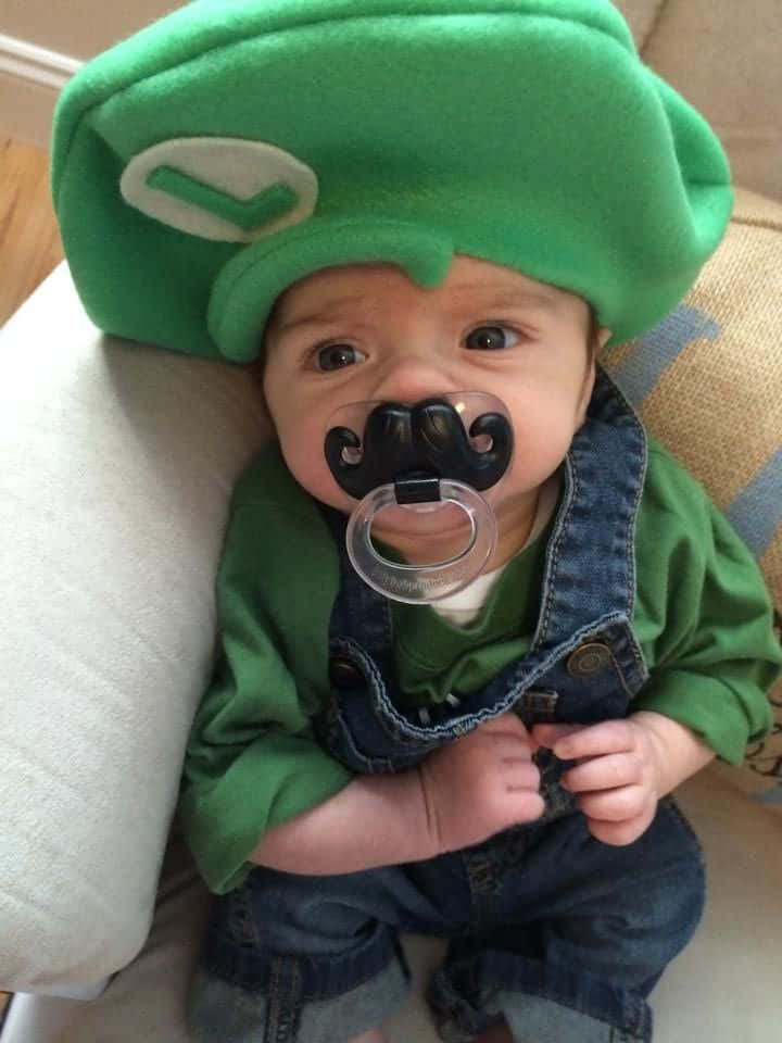 Baby Luigi Kostyme Bakgrunnsbildet