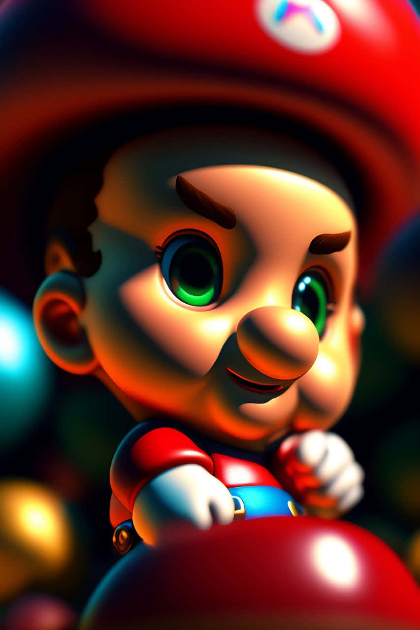 Baby Mario Close Up Achtergrond